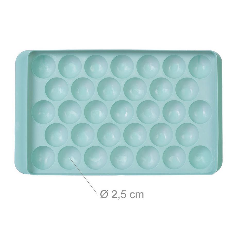 B2X  Lot de 4 bacs à glaçons ronds 