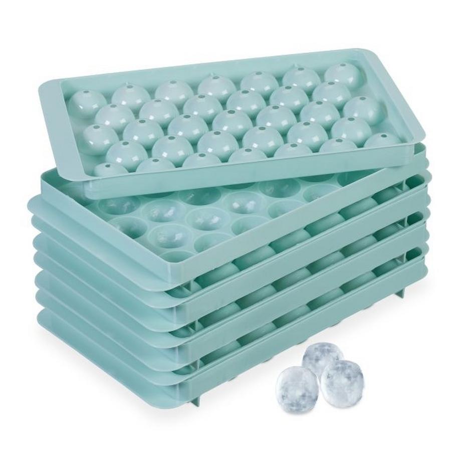 B2X  Lot de 4 bacs à glaçons ronds 