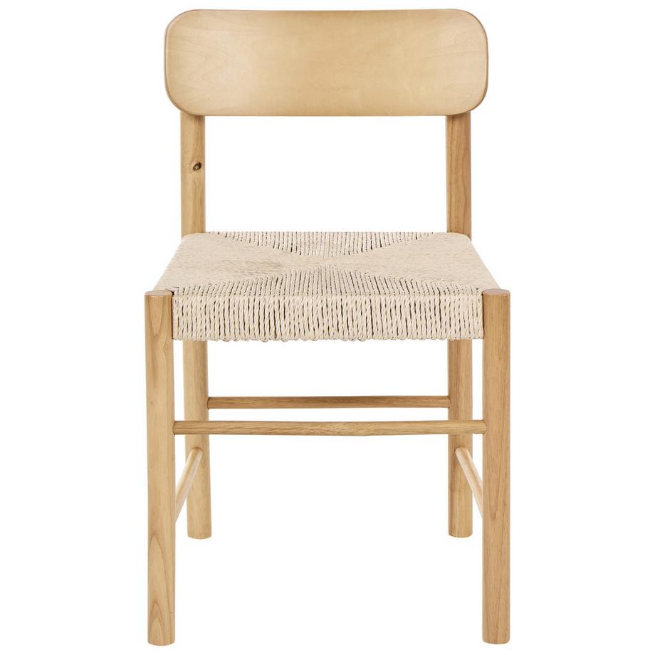 Beliani Set di 2 sedie da pranzo en Legno di caucciù Boho DIGNE  