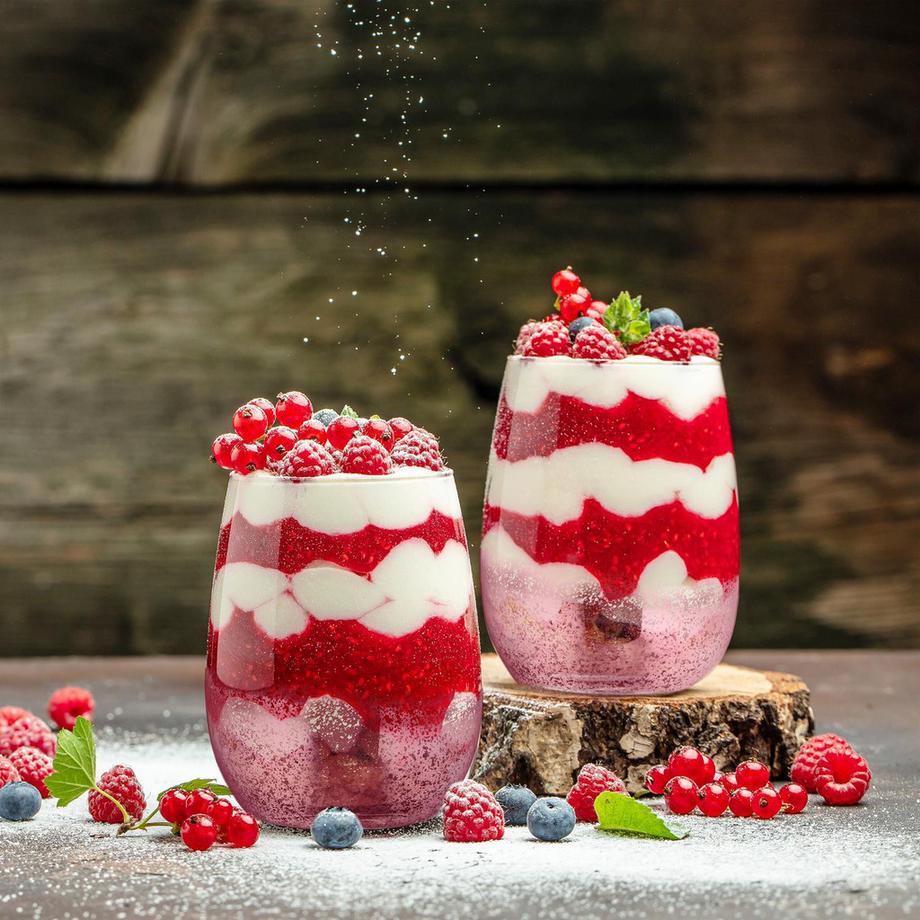 B2X  Weingläser ohne Stiel 2er-Set rosa 