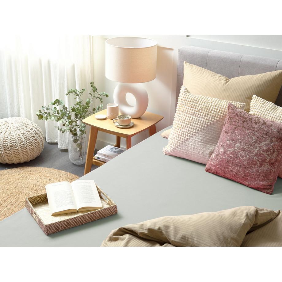 Beliani JANBU Drap Housse en Coton  