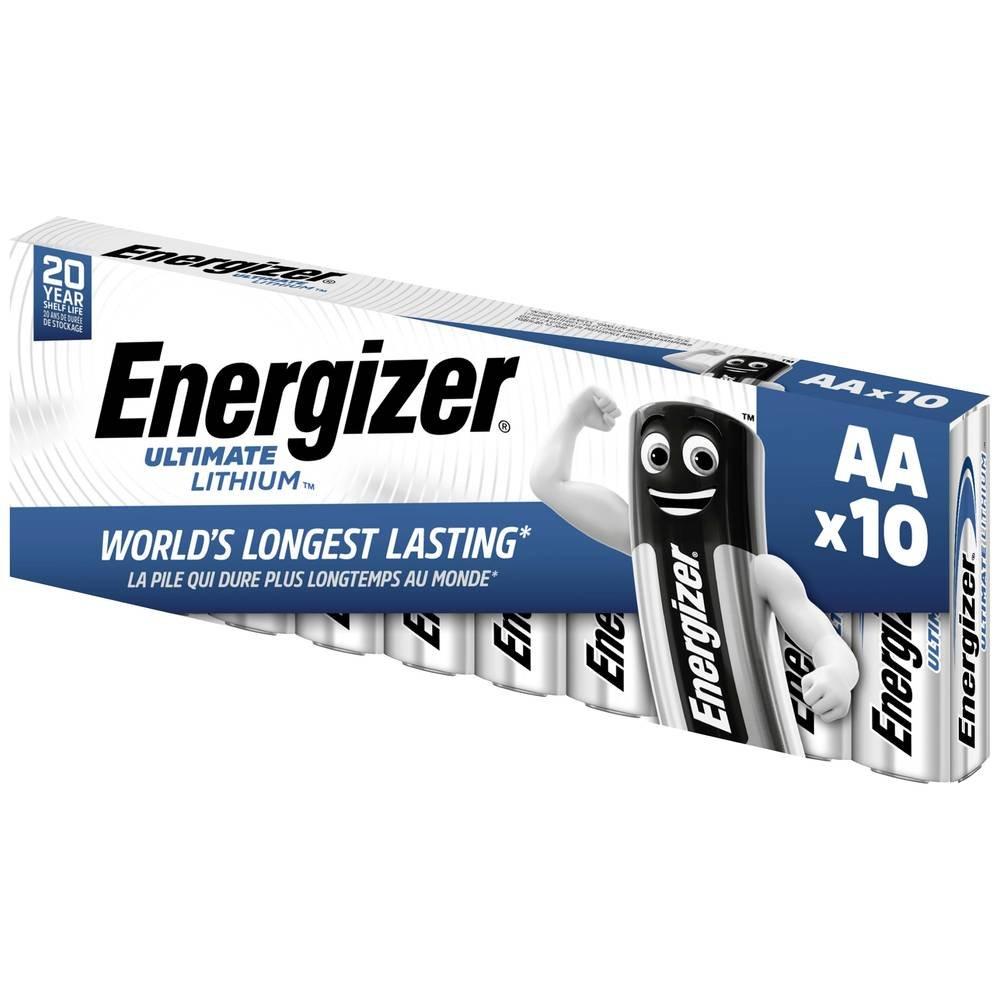Energizer  10 piles LR06 lithium Ultimate 