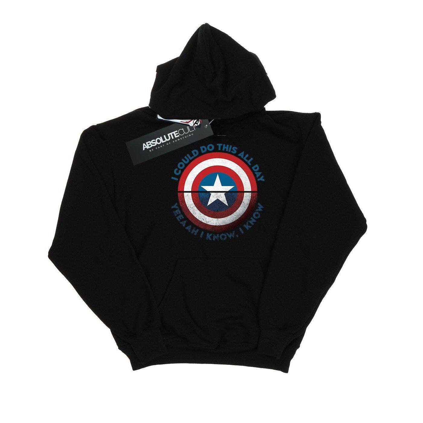 Image of Avengers Endgame Do This All Day Kapuzenpullover Damen Schwarz S