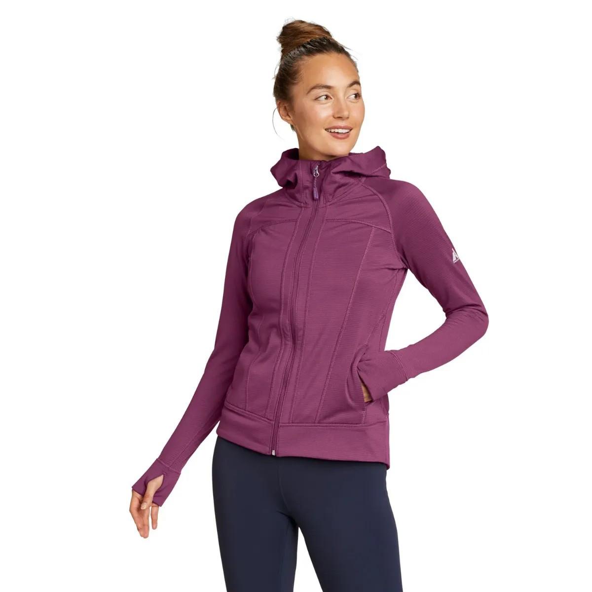 Image of High Route Hoodie Mit Durchgehendem Reißverschluss Unisex Puderrosa M