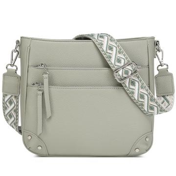 Umhängetasche Medium Handtasche Leder PU Umhängetasche Crossbody Bag