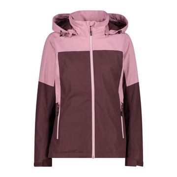 Giacca impermeabile da donna con cappuccio e zip CMP