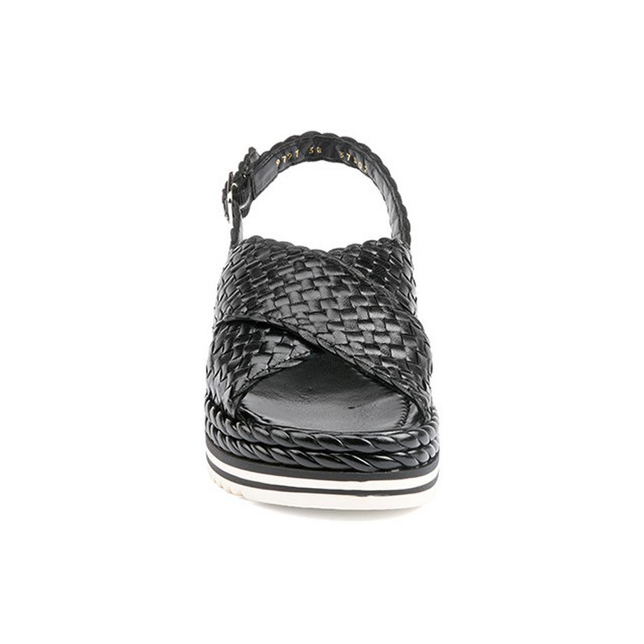 pons quintana Geflochtene Riemen Plateau Sandalen  