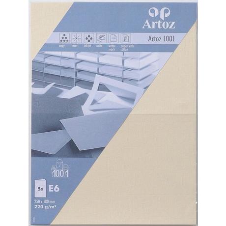 Artoz ARTOZ Karten 1001 E6, 5 Blatt  