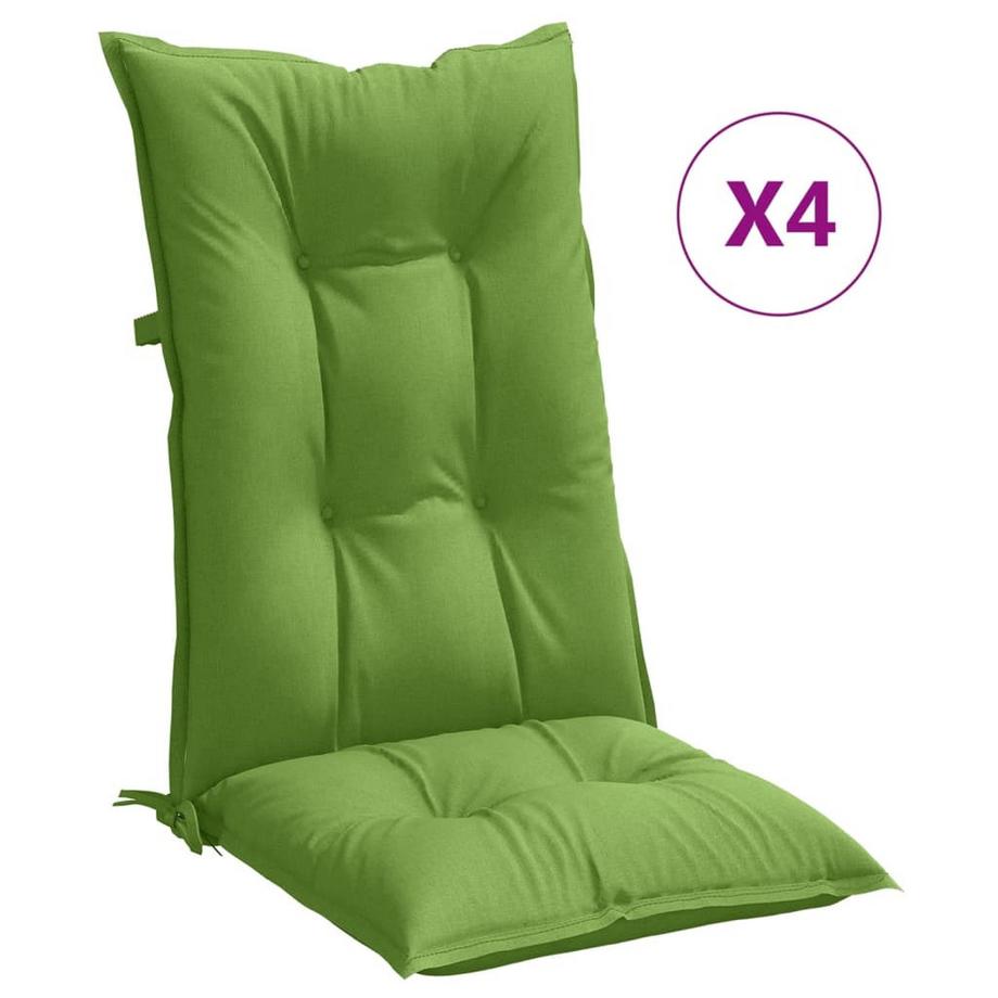Coussin de chaise à dossier haut tissu