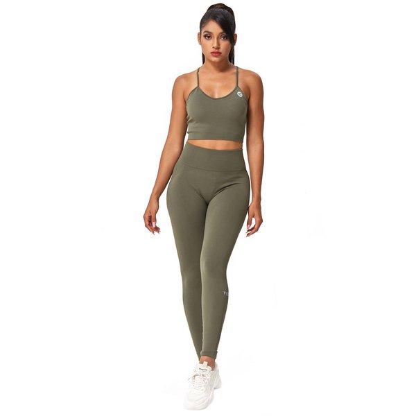 Image of Charm Top & Leggings Unisex Grün L