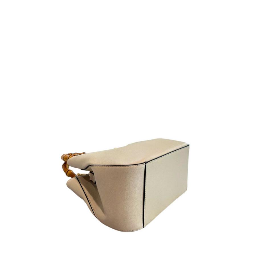 TWINSET Sac à main structuré avec poignée en bambou  