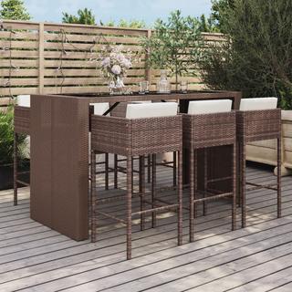 VidaXL Gartenbar set poly-rattan  