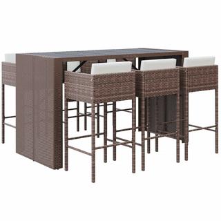 VidaXL Gartenbar set poly-rattan  