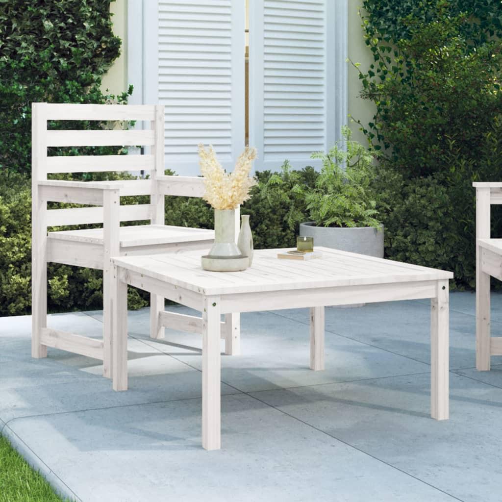 VidaXL Table de jardin bois de pin  