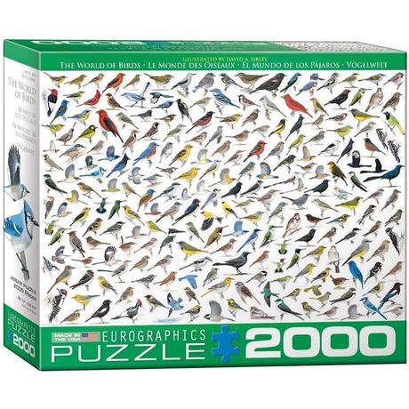 Eurographics  Puzzle Die Welt der Vögel (2000Teile) 