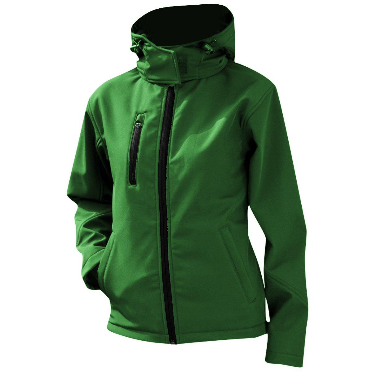 Image of Core Lite Softshelljacke Mit Kapuze Damen Grün M