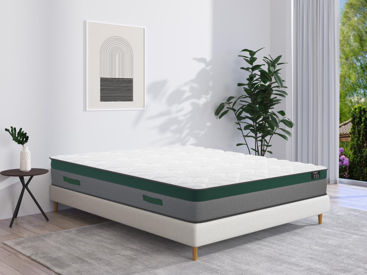 DREAMEA Matelas ressorts ensachés ép PRESTIGE de DREAMEA  