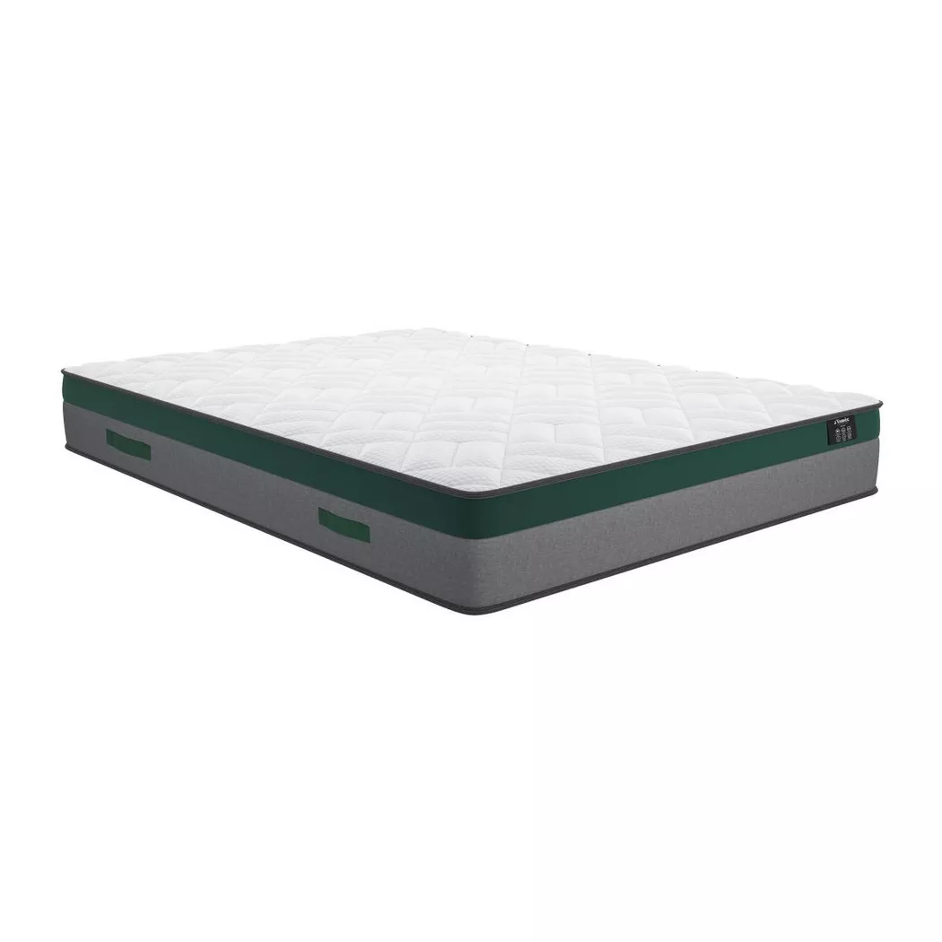 DREAMEA - Matelas ressorts ensachés ép PRESTIGE de 160X200CM, Blanc