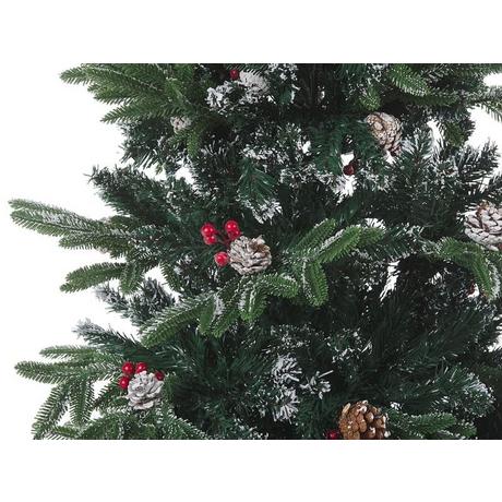 Beliani Weihnachtsbaum aus PVC Klassisch DENALI  