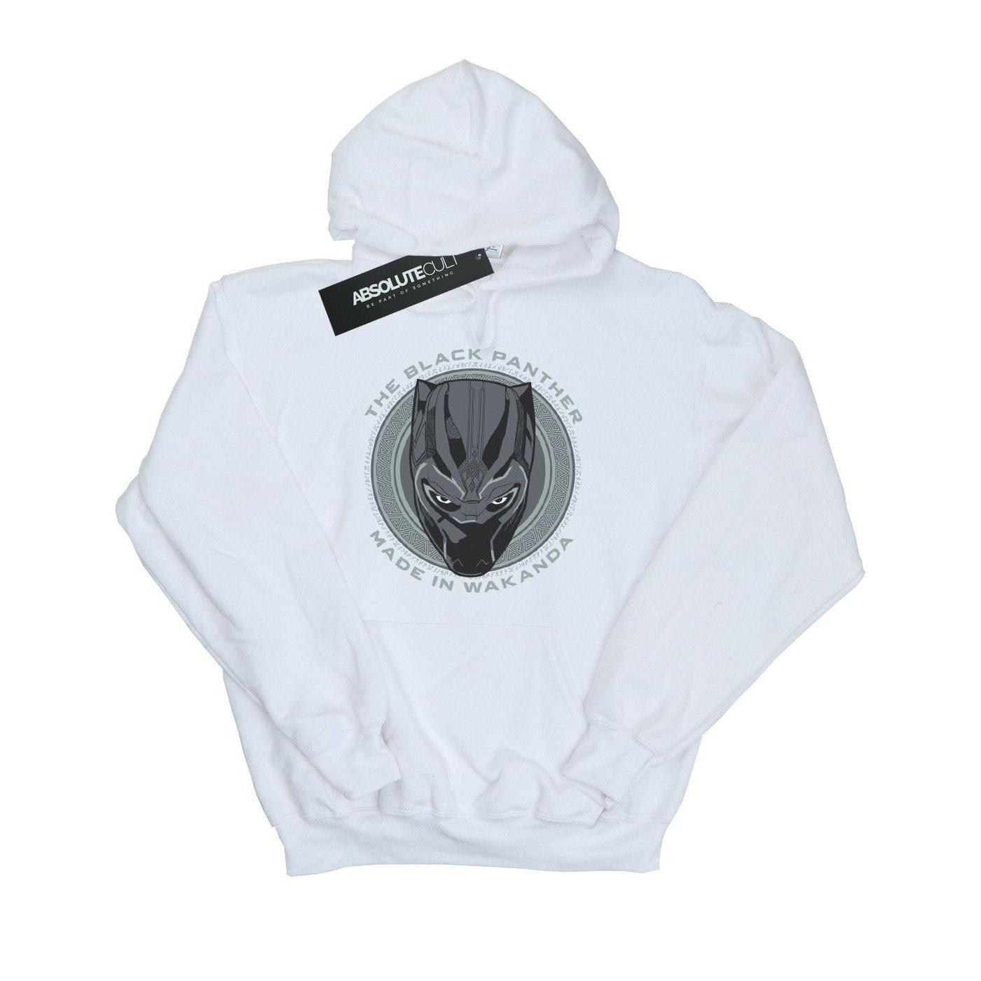Image of Made In Wakanda Kapuzenpullover Herren Weiss L