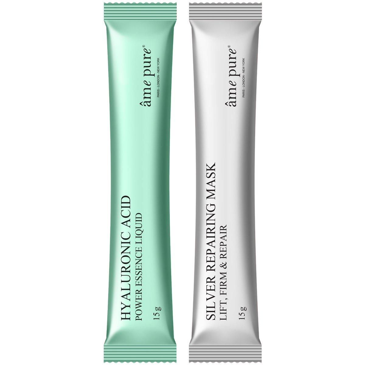 Image of Jelly Glow Rubber Mask - Silber/ Hyaluron Feuchtigkeits Gesichtsmaske Damen ONE SIZE