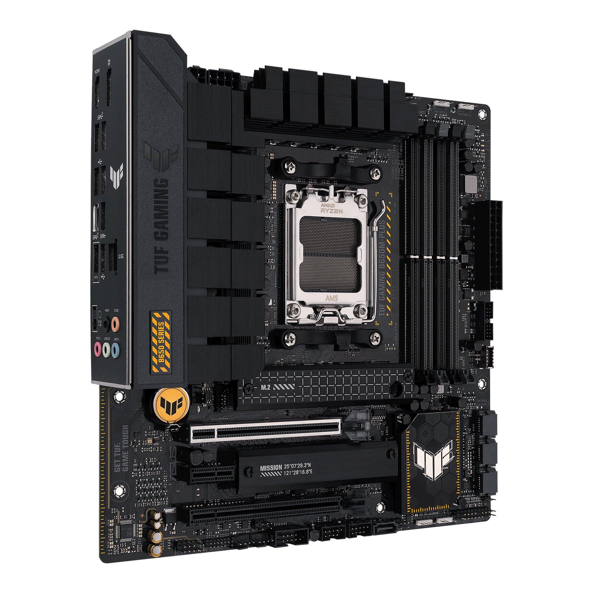 ASUS  TUF GAMING B650M-PLUS AMD B650 Socket AM5 micro ATX 