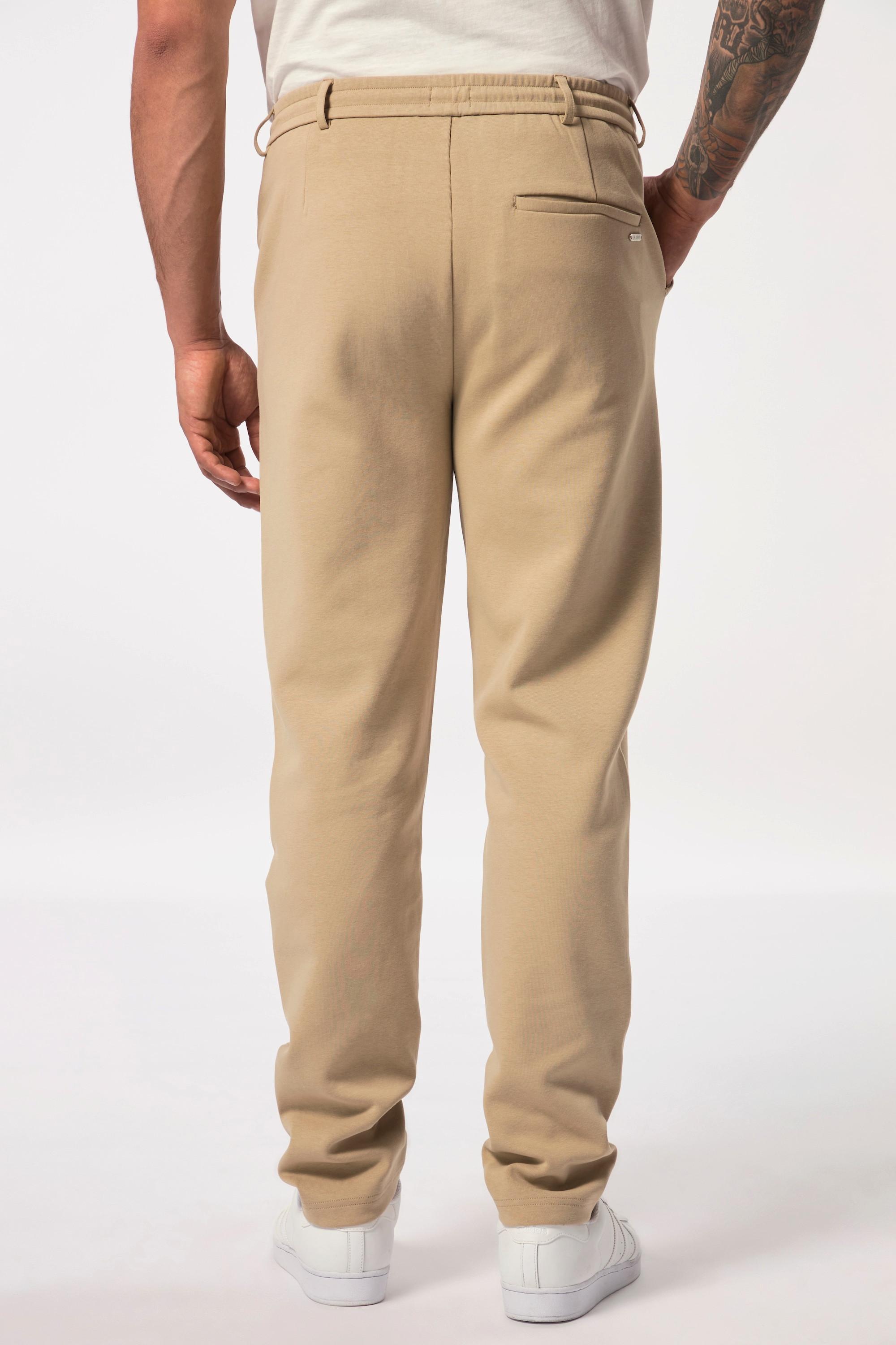 JP1880  Pantalon en jersey FLEXNAMIC®, collection Business. Chino à enfiler. Gamme modulaire NEW YORK beige 