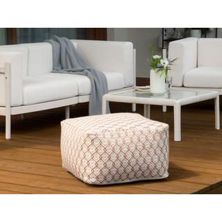 Beliani Pouf en Poliestere Boho SHORAN  