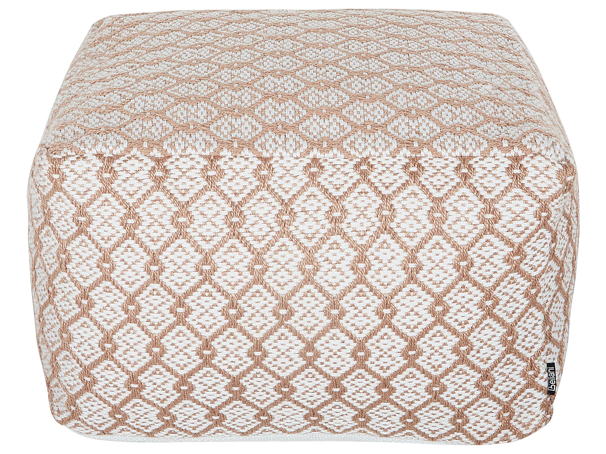 Beliani Pouf en Poliestere Boho SHORAN  