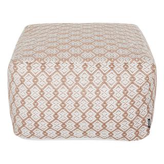 Beliani Pouf en Polyester Boho SHORAN  