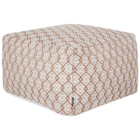 Beliani Pouf en Poliestere Boho SHORAN  