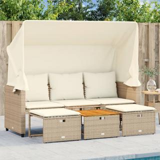VidaXL Gartensofa poly-rattan  