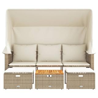 VidaXL Gartensofa poly-rattan  