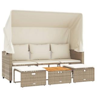 VidaXL Gartensofa poly-rattan  