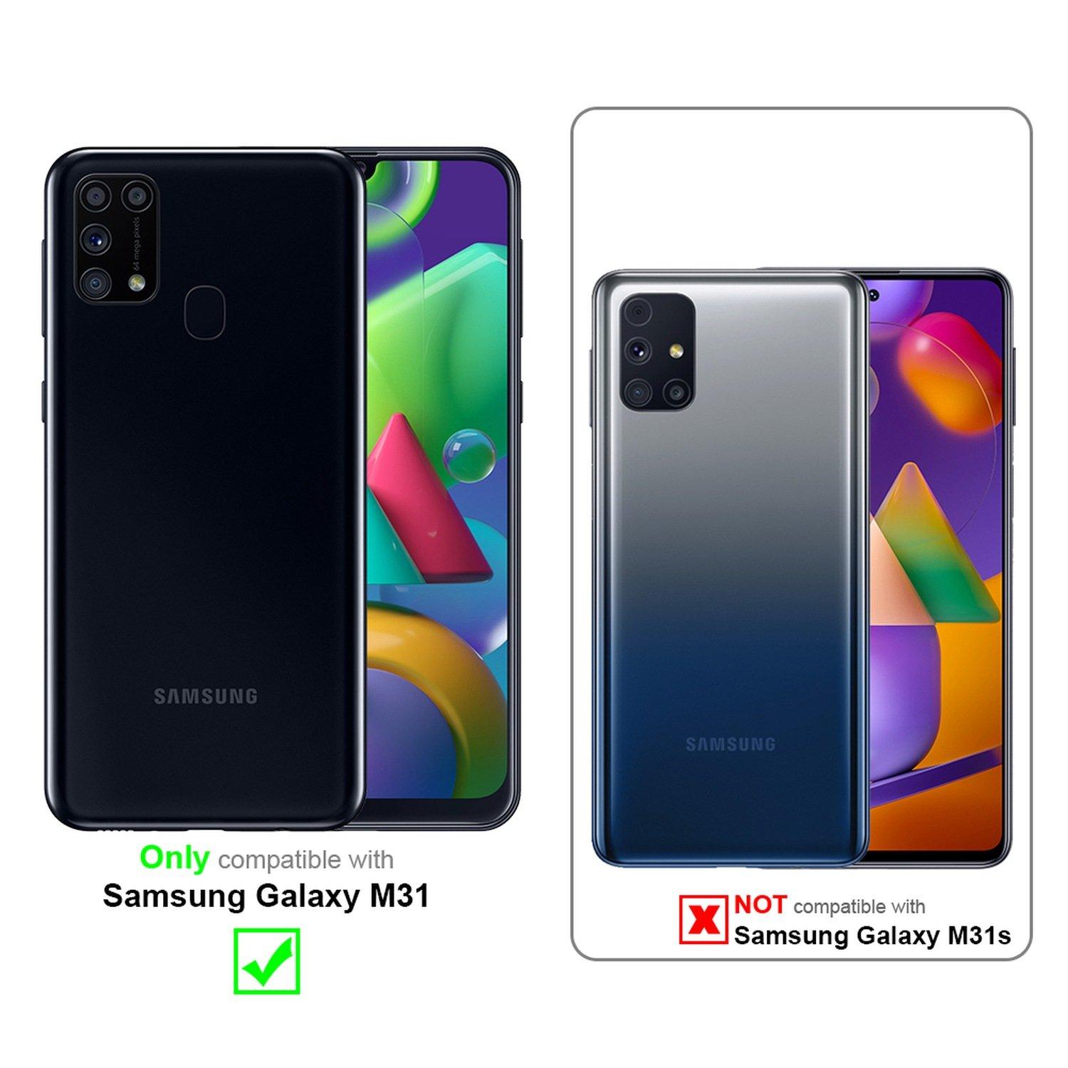 Cadorabo  Hülle für Samsung Galaxy M31 TPU Silikon Liquid 