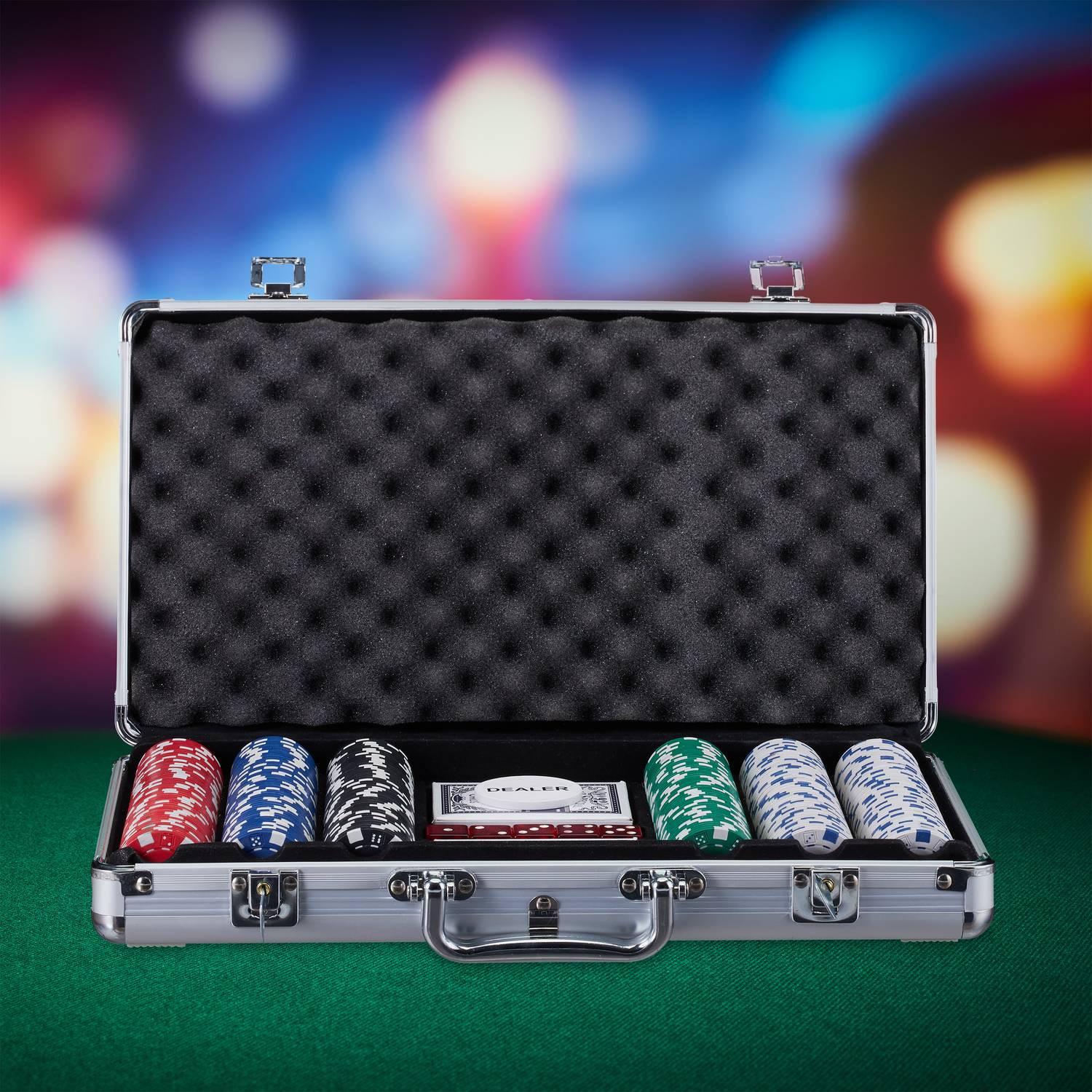 B2X  Borsa da poker con 300 fiches 