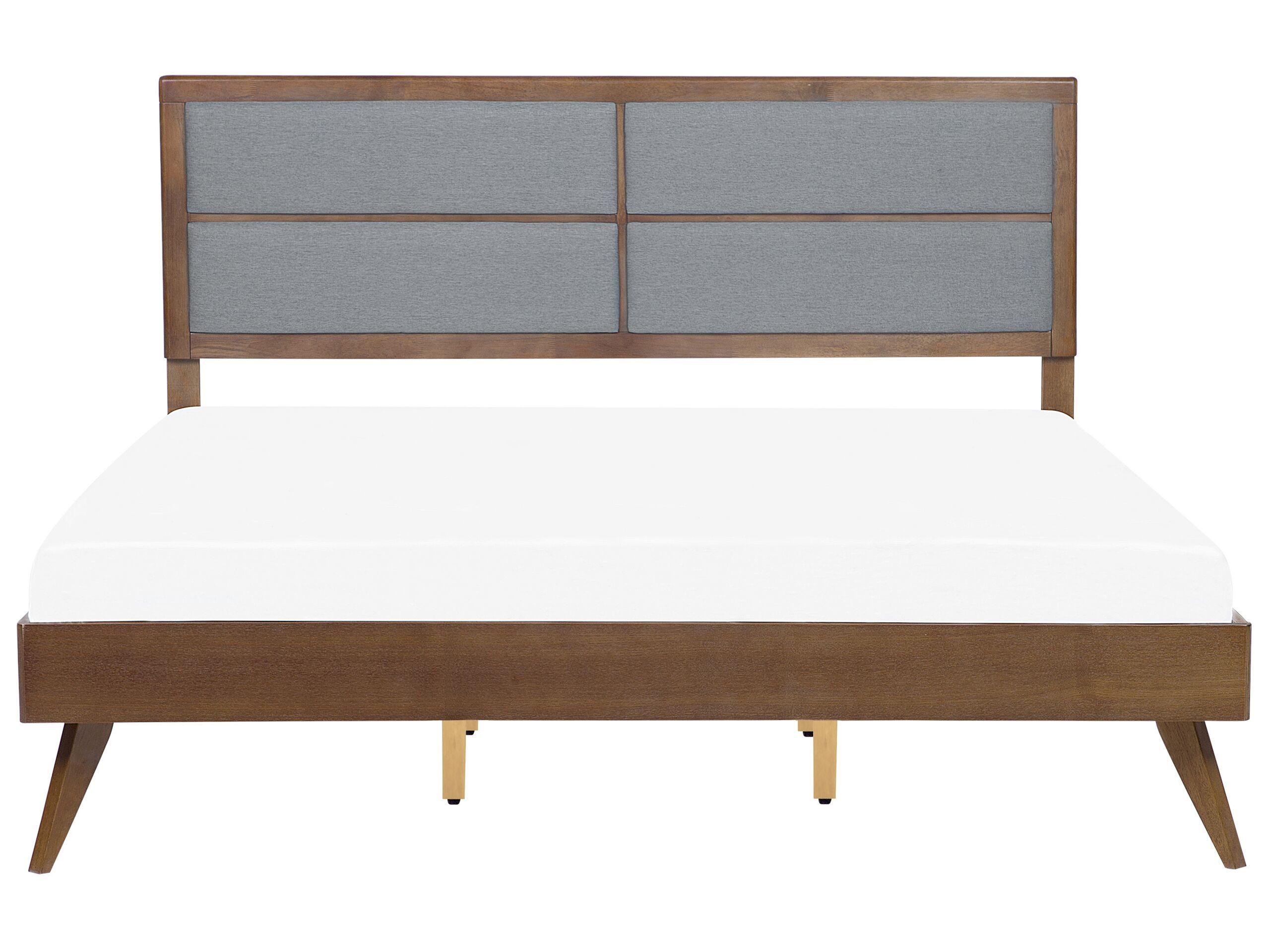 Beliani Bett mit Lattenrost aus MDF-Platte Retro POISSY  