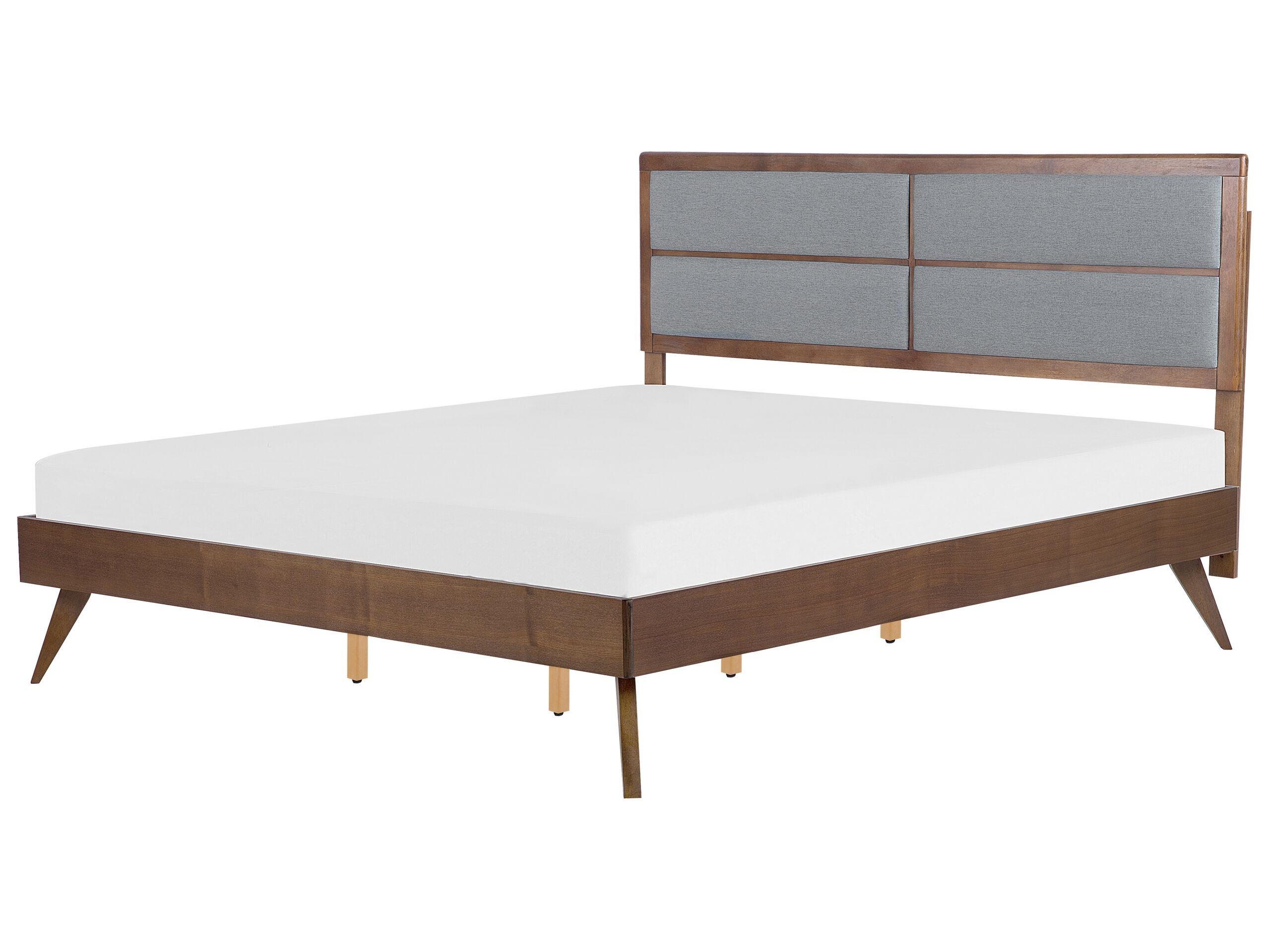 Beliani Bett mit Lattenrost aus MDF-Platte Retro POISSY  