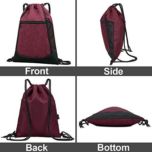 Only-bags.store Tasche mit Kordelzug, wasserdicht, Oxford, Yoga-Tasche, Kordelzug, kleiner Rucksack mit Kordelzug, für Fitnessstudio, Schule, Schwimmen, Pool, Strand, Camping, Reisen  