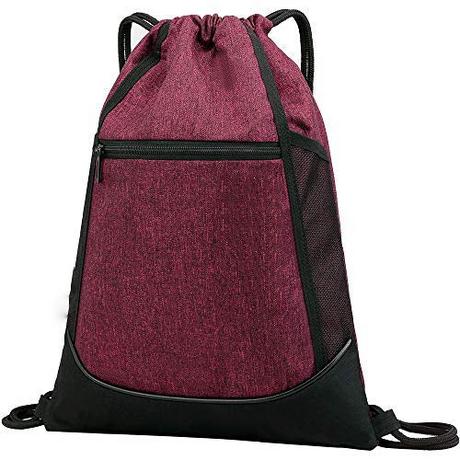 Only-bags.store Tasche mit Kordelzug, wasserdicht, Oxford, Yoga-Tasche, Kordelzug, kleiner Rucksack mit Kordelzug, für Fitnessstudio, Schule, Schwimmen, Pool, Strand, Camping, Reisen  