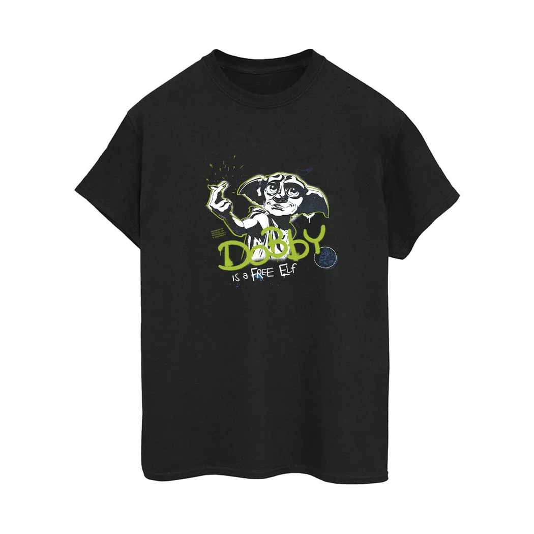 Harry Potter - A Free Elf TShirt, für Damen, Schwarz, Größe S