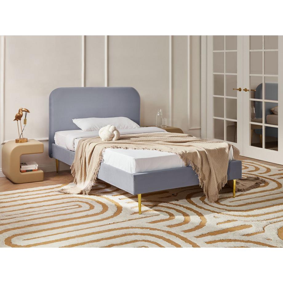 Beliani Letto en Velluto  FLAYAT  