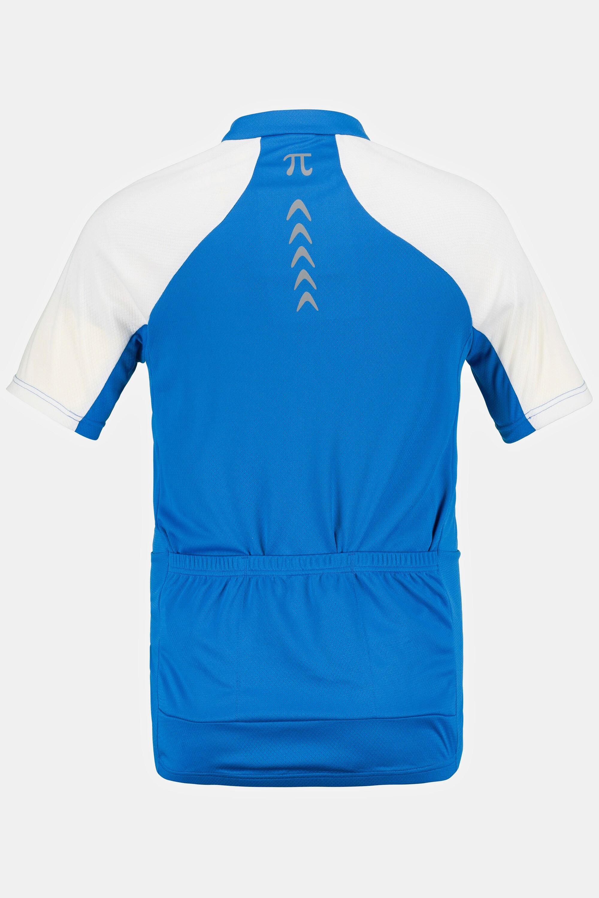 JP1880  Giacca in tricot per ciclismo con mezze maniche e collo alto 