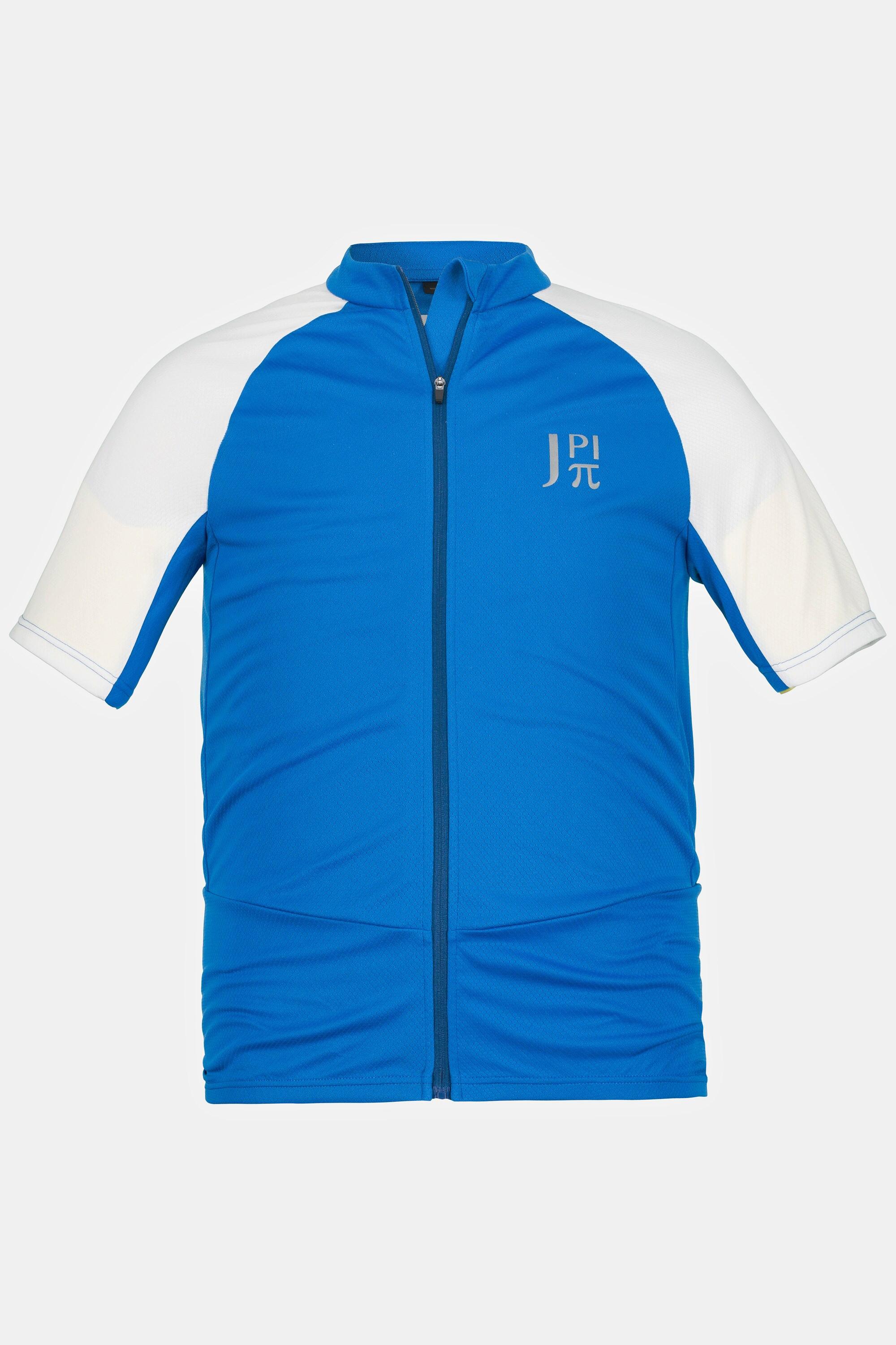 JP1880  Giacca in tricot per ciclismo con mezze maniche e collo alto 