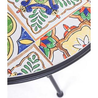 mutoni Table de jardin Paloma ronde 60x60  