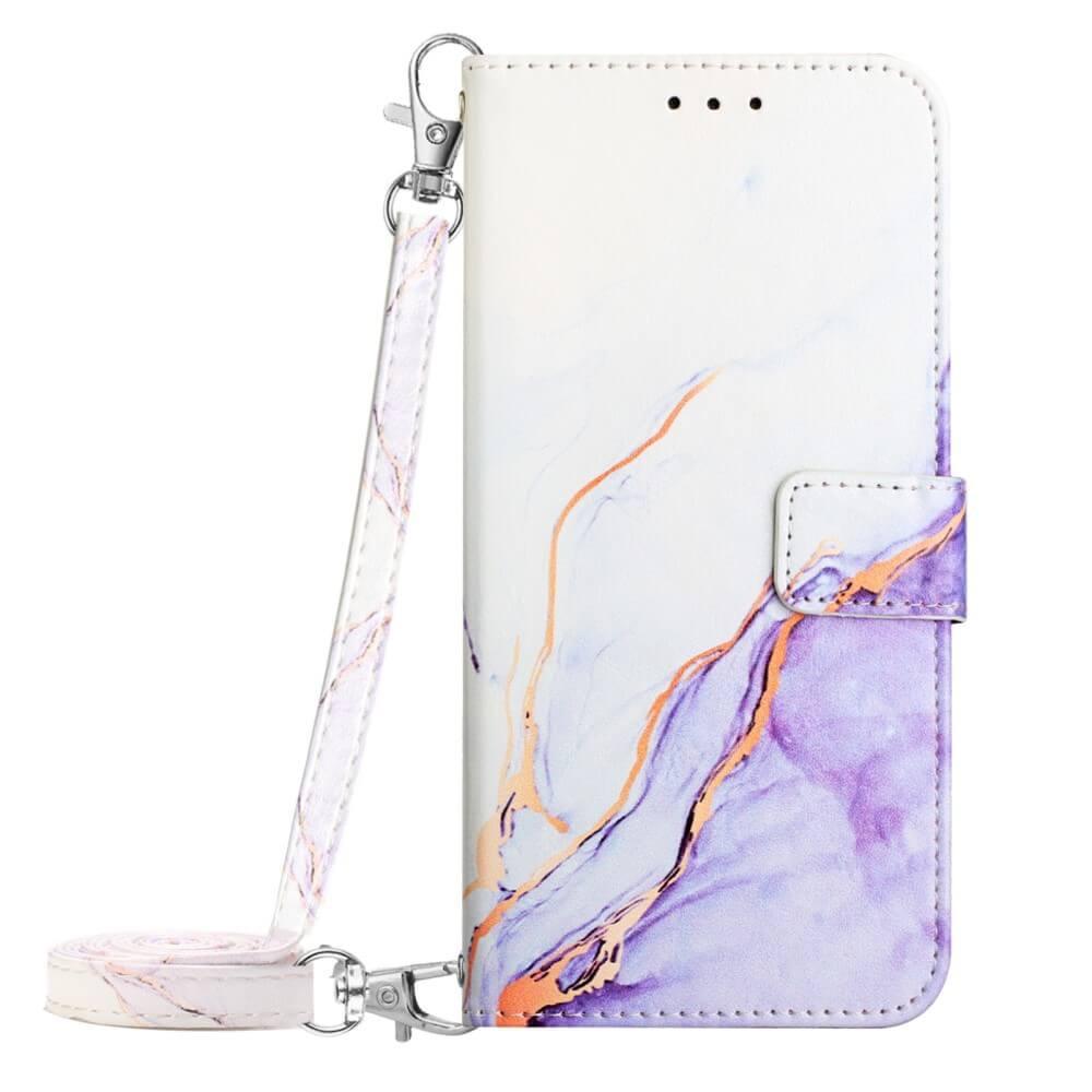 Image of iPhone 15 Pro Max - Etui Hülle mit Umhängeband Marble