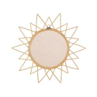 Beliani Miroir en Rotin Boho AROEK  