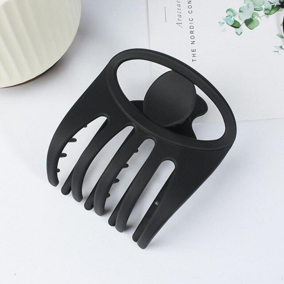 B2X  Stylische Haarklammer – mattschwarz 