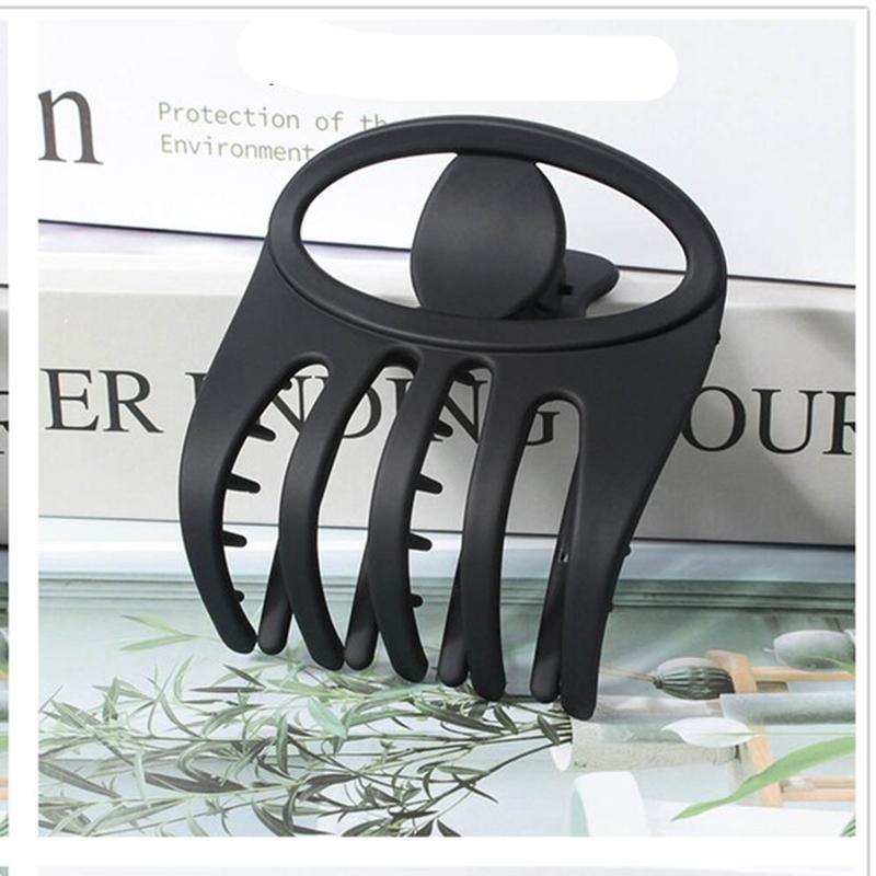 B2X  Stylische Haarklammer – mattschwarz 