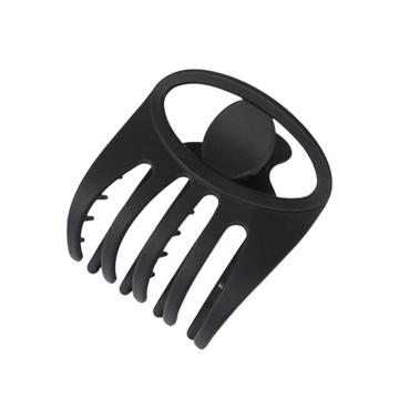 Stylische Haarklammer – mattschwarz